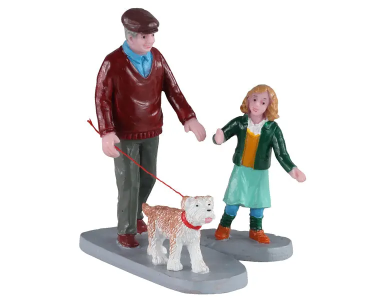 Lemax Afternoon Stroll Figurine Set of 2 #02926
