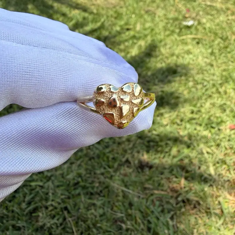 Heart Nugget Ring