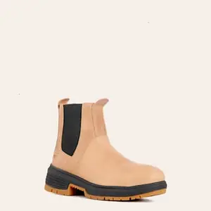 Timberland PRO Women's Birchline Tan Round Composite Toe Chelsea Work Boot