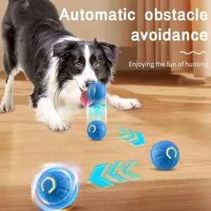 Cat and Dog Interactive Toy Ball, 360° Rotating Rolling Pet Ball - Automatic Pet Toy Ball, Dog and Cat Toy, Orange and Blue Available, USB Rechargeable, ABS Material, Electric Small Ball Pet Toy, Dog and Cat Accessories, Small Pet Supplies