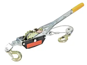 2 Ton H.D. Hand Cable Puller Pulling Come A Long Gear Steel Cable 680201