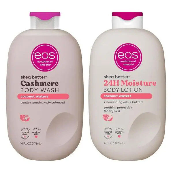 eos Shea Better Body Lotion+ Body Wash, Coconut Waters
