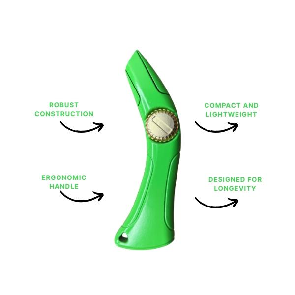 GripX Heavy Duty Utility Knife, Roofing Tool, Navajas Para Roofing Construction Cutting everyday use Hardware Aluminum Blades Industrial