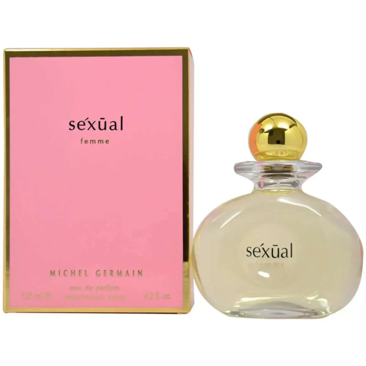 Michel Germain Sexual Femme EDP Spray for Women, Daily Wear Perfume, Elegant Alluring Fragrance with Rose Blend & Woodsy Patchouli Scent, 4.2 fl oz, Edp Sprays, Alluring Daily Wear, Women's Fragrance, Signature Scent, Spray Bottle