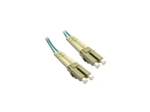 AddOn 4m Laser Optimized Multi-Mode fiber (LOMM) Duplex LC/LC OM4 Aqua Patch Cable