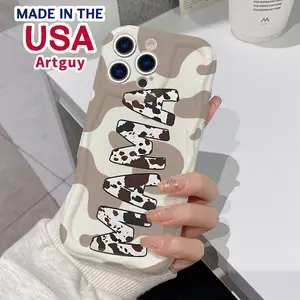 Phone case for iPhone 16 Pro Max 15 Plus 14 13 12 11 XR XS Cow Print MAMA TPU Shockproof Silicone TPU Bumper Drop Protection Soft Cover