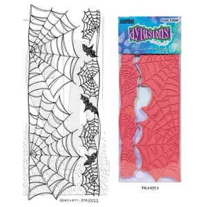 Dylusions Stampers Anonymous Cling Mount Stamp Going Batty