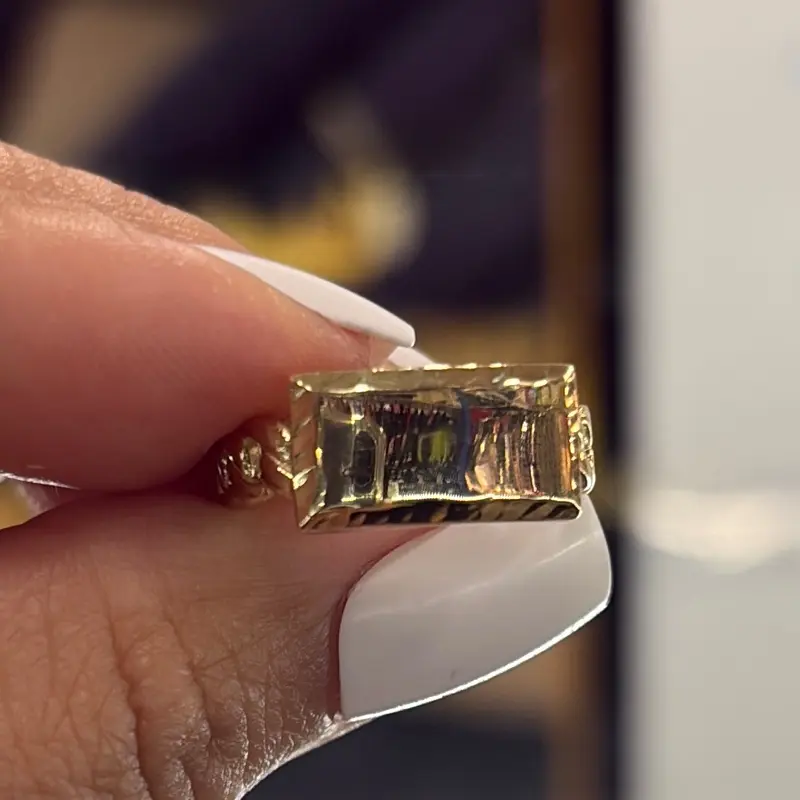 14k Gold Ring- plate size 7