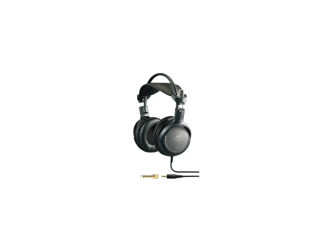 JVC Black HA-RX900 3.5mm/ 6.3mm Connector Circumaural Full-Size Headphone