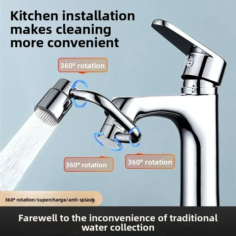 TikTok Made Me Buy It: The Ultimate 1440° Faucet Extender for Bathroom & Kitchen