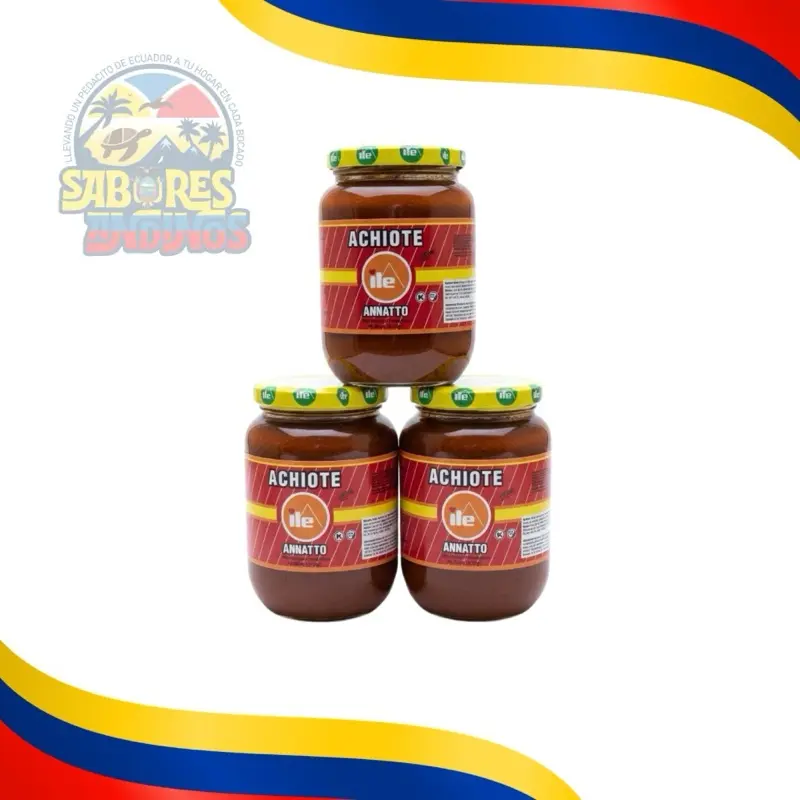 Sabores Andinos Achiote Ile Annatto Seasoning Natural Annatto Cooking Paste & Seed Paste for Authentic Flavors