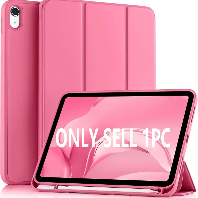 iPad Tablet Case Compatible with iPad (A16) 11th Generation Case 11 Inch 2025, for iPad 10th Generation Case 10.9 Inch 2022 with Pencil Holder, Slim Trifold Stand Durable Tablet Casing Protective Cover with Soft TPU Back, iPad Covers, iPad Accessories