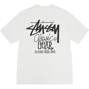 Stussy Classic Gear Pigment Dyed Tee Natural
