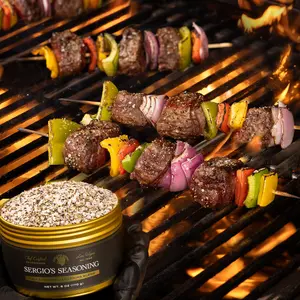 Golden Steer Steakhouse Sergio's Seasoning Signature Salt and Pepper Blend for Chicken Steak Eggs Grains & Vegetables