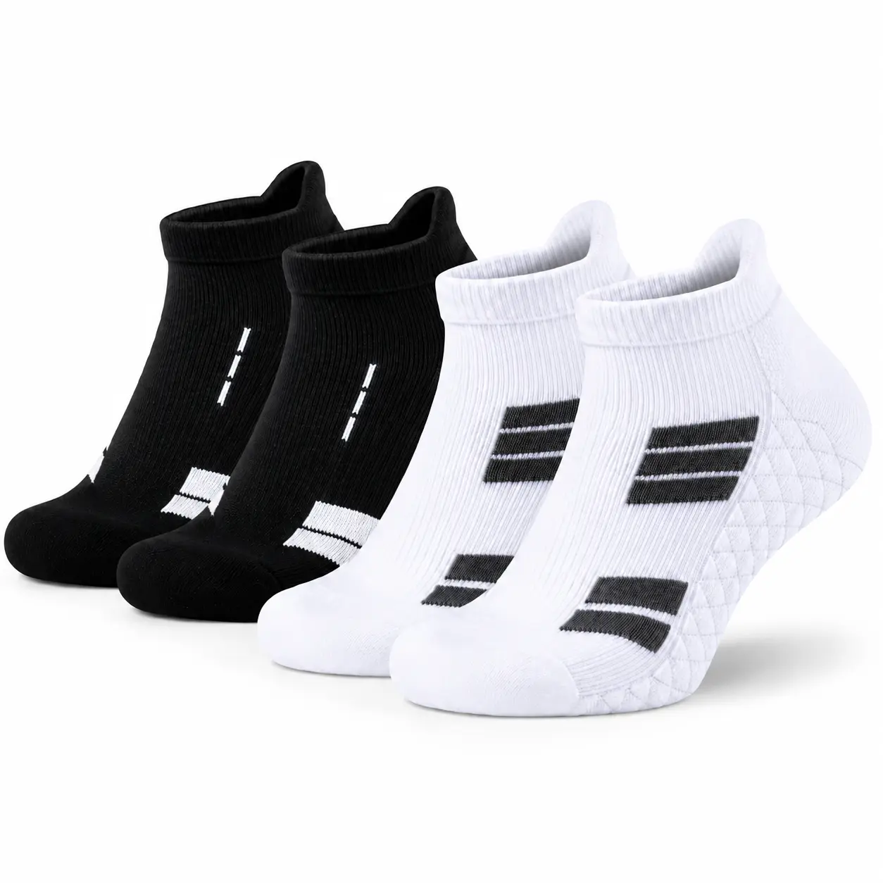 Men's Cushioned Terry-Sole Athletic Ankle Socks Absorbent Breathable Thick Warm for Cold Weather Outdoor Training Running Gym Daily Wear