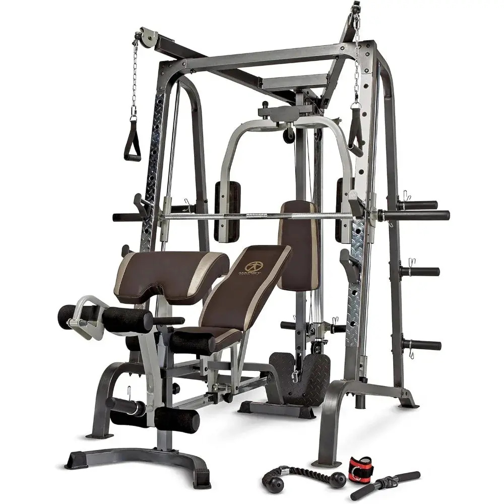 Smith Cage & Leg Press Home Gym Combo