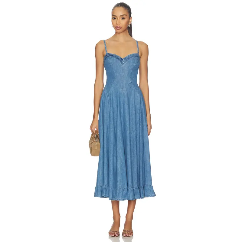 dress with tube top Tie-dye Off-shoulder Tube Top Bodycon Maxi Dress main image 0