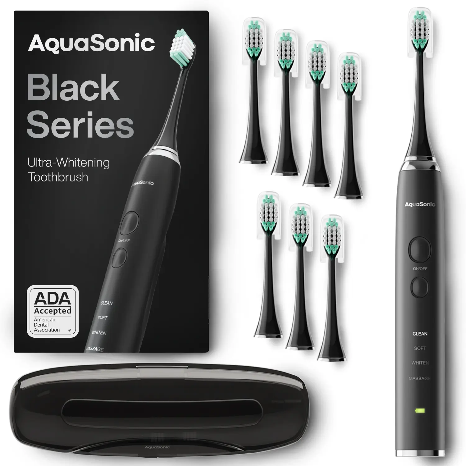 Black Series Sonic Whitening Toothbrush/ADA Accepted Black Series Sonic Whitening Toothbrush/ADA Accepted