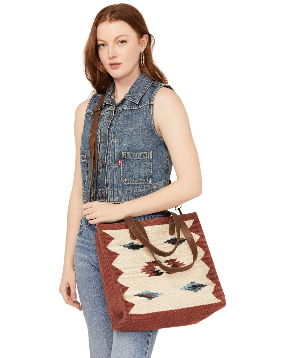 Shyanne Women's Women'S Summer Moon Southwestern Tote - Sasu24hb1-Tan