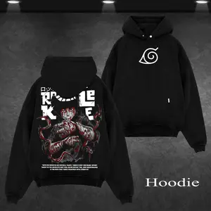 Rock Lee Tee Washed – Naruto Anime Manga Vintage Washed Heavy Cotton Oversized T-Shirt & Hoodie, Double Printed Retro Unisex Streetwear Graphic Top, Taijutsu Fighter Edition, Loose Fit Multi-Color Anime Merch