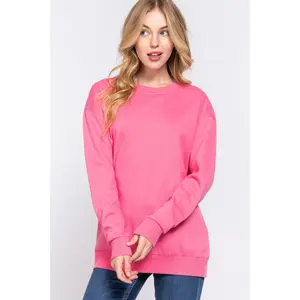 INNER BRUSHED TERRY TUNIC TOP