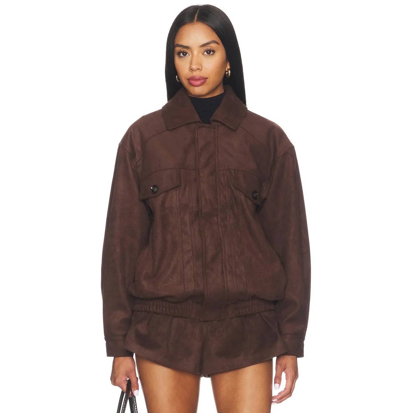 Steve Madden Henson Jacket in Dark Chocolate