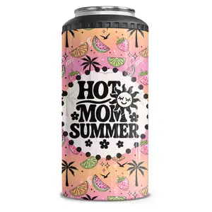 Hot Mom Summer Can Cooler Tumbler Combo