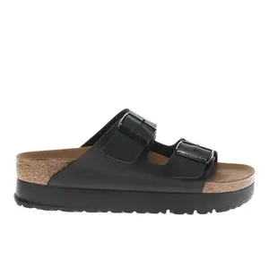 BIRKENSTOCK Womens Arizona Flex Platform Birko-Flor Casual Sandals Casual - Black