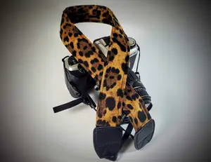 Leopard Camera Strap - Cheetah Camera Strap - Double Padded Comfortable-