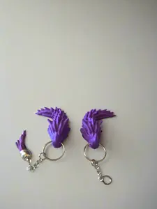 Articulated Bone Dragon Keychain