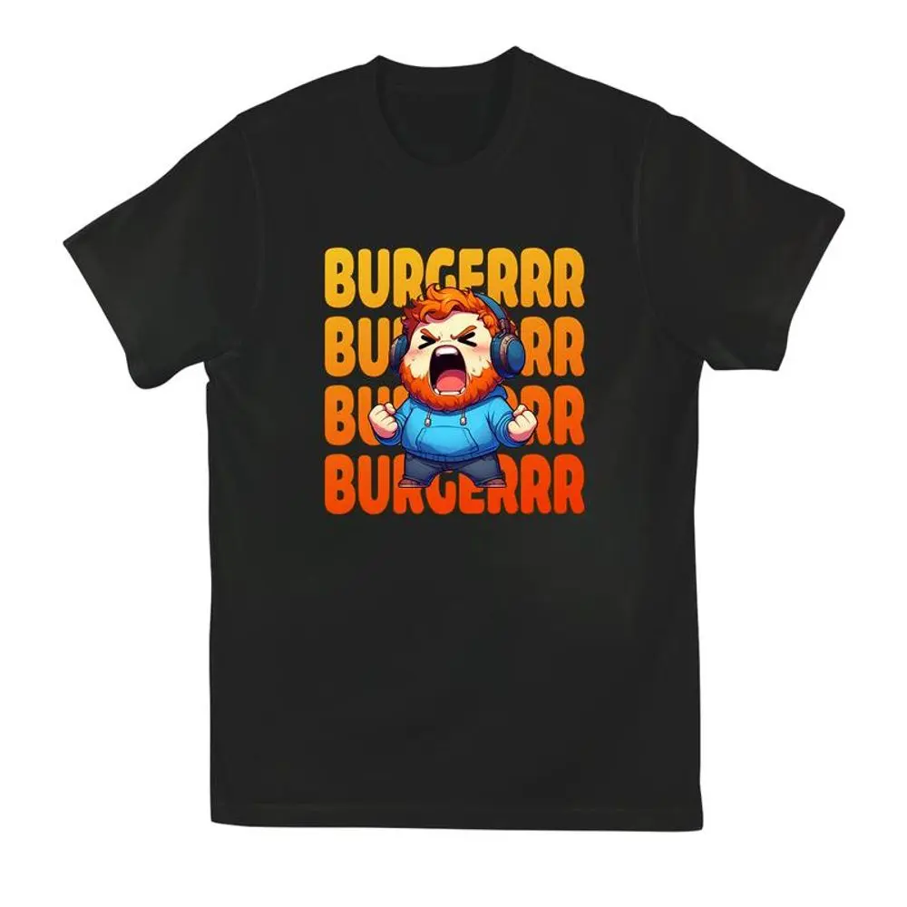 Caseoh Burger Shirt, Caseoh Streamer Sweatshirt, Vintage Shirt,Full Sizes, For Men, For Women Casual Cotton