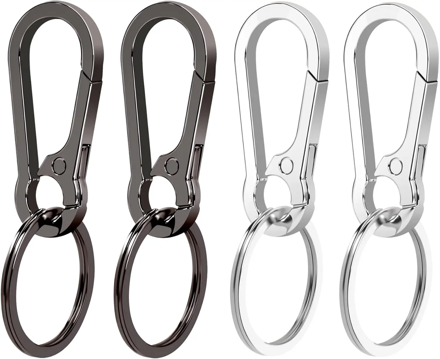 4 count  for  , Metal Key Chain Carabiner for , Key Chain Holder Clip Key Organizer Key Ring