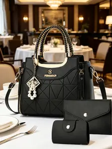 Trendy Large Capacity Handbag, Dopamine Colorful Casual New Shoulder Bag, Crossbody Outing Women's Bag, Geometric Pattern, All Seasons, Crossbody Shoulder Purses