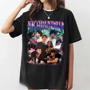 [Sale off up to 50%] Nicolandria Tshirt, Nicolandria Bootleg Shirt, Nic Olandria Rap Shirt, Vintage Shirt, Tshirt Tee