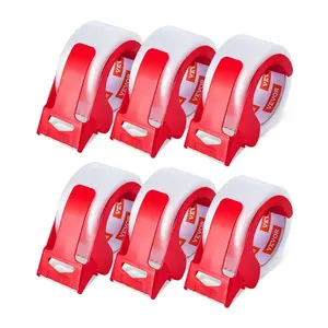【Summervibes】VEVOR Clear Packing Tape 6 Rolls 65 Yards Clear Shipping Tape with Dispenser 2.7 Mil