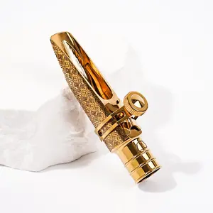 Professional tenor Saxophone Mouthpiece, Available in Sizes 5 6 7 8, Made of Metal, Suitable for Bb Jazz Music, Easy to Blow, Sensitive Response. Ideal Choice for Jazz Performances. Compatible with Most Brands of Saxophones trumpet drums alto saxo ph hne