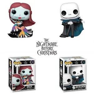 The Nightmare Before Christmas Couture Wave Set of 2 Couture Jack Skellington & Sally Funko Pop! Vinyl Figures #1604 & #1605