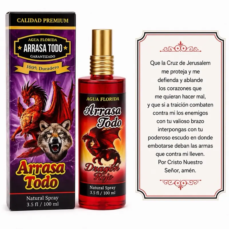 Agua Florida Arrasa Todo Spiritual Water Spray 100 mL | Home Fragrance & Ritual Use
