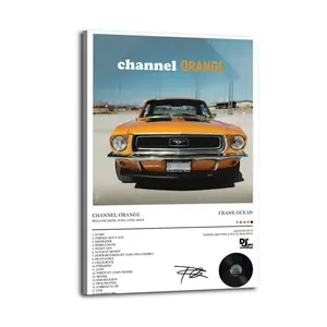 Frank Ocean“s Channel Orange AlbumArt Canvas Posters Photos Wall Decorations Canvas Printing Living Room Bedroom Decoration Wall Decoration Printing Office Aesthetic Posters