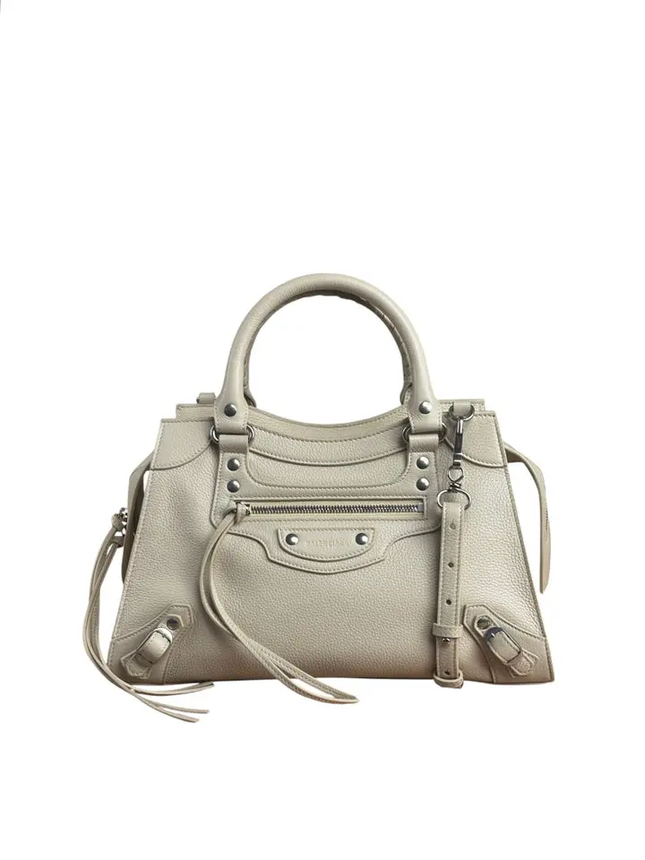 Pre-owned Balenciaga Neo Shoulder Bags Beige Classic City Bag
