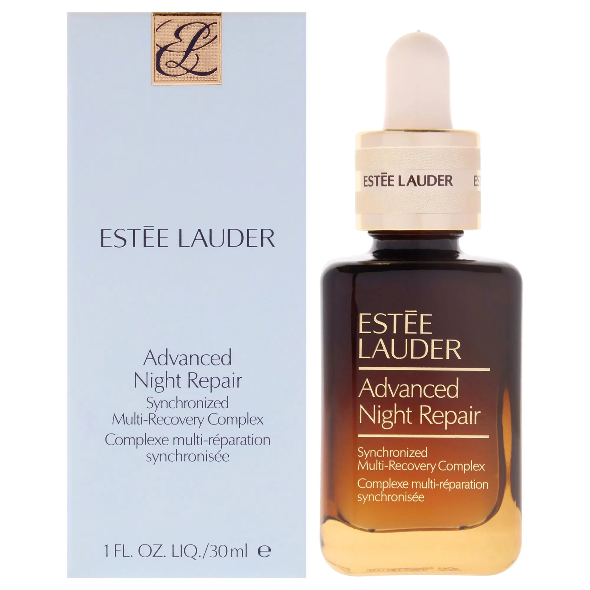 Estee Lauder Advanced Night Repair Synchronized Multi-Recovery Complex Unisex Serum - 1 oz (30ml), with Dropper