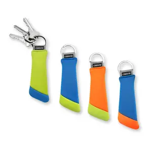 Carson Floating Keychain, Assorted Colors, High Visibility Neoprene Foam-Core Water Sports Accessories (FA-30AS)