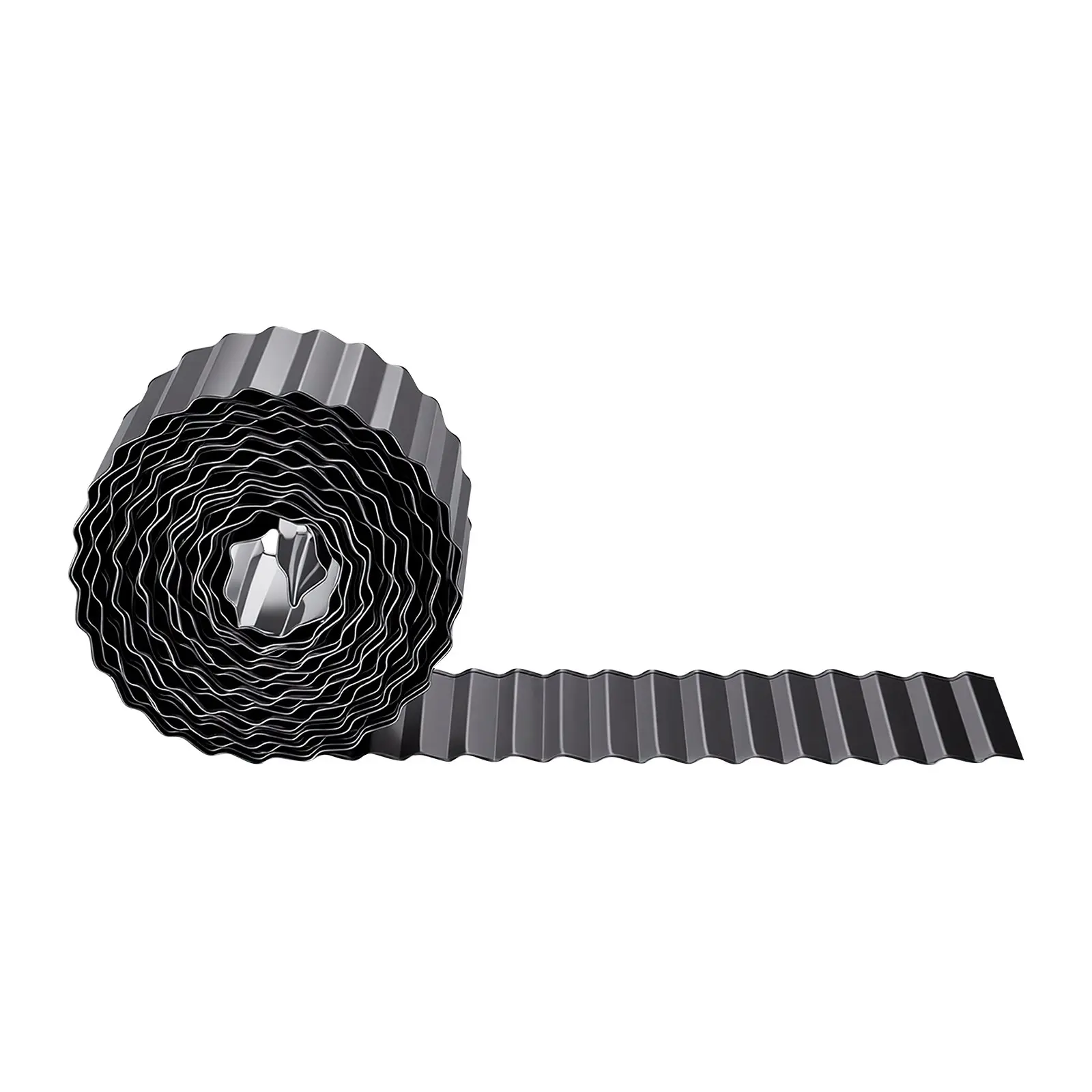 【DealsForYouDays】VEVOR Galvanized Steel Landscape Edging, 40 ft x 6 in Metal Edging for Landscaping with Gloves, Easy-to-Install Bendable Metal Strips, Heavy Duty Metal Garden Edge Border for Flower Bed, Yard Pathway, Flower Bed Edges