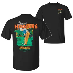 ⛳Hooters Golf Club Week 1993 Vintage Unisex T-Shirt – Retro Full-Color Golf Cart Graphic, Classic 90s Golf Tee, Casual Cotton Shirt for Men & Women, Perfect Summer Wear, Outdoor Golf Activities, TikTok Trend, Gift for Golf Enthusiasts & Fans