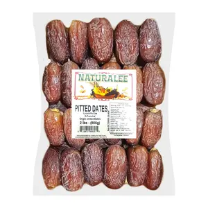 Naturalee Dried Dates 2 lb - Pitted - No Added Sugar, No preservatives - Gluten Free, Vegan, High Fiber Snack