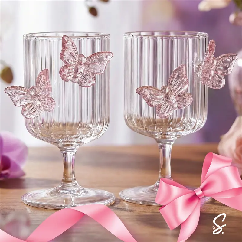 decorative wine glasses - TikTok Shop