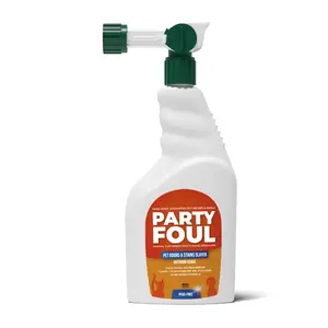 Party Foul Outdoor Plant-Based 32 oz. Pet Odors & Stains Slayer - Perfect for Artificial Turf, Cement, Gravel, Wood or Composite Decks & More