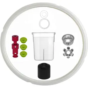 11 count Replacement  for  RIO 6 Qt Include Inner Pot Seal Ring, Steam Release Valve, Condensation Collector Cup, Float Valve W/Cap and Anti-Block Shield By