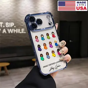 Drake Certified Lover Boy Album Pregnant Emoji Aesthetic Design Pattern Casing For iPhone 17 16 15 14 13 12 Samsung 22 23 24 25 Plus Pro Max Ultra Soft Silicon TPU Shockproof Protector Vintage Unique Fashion Mobile Phone Case