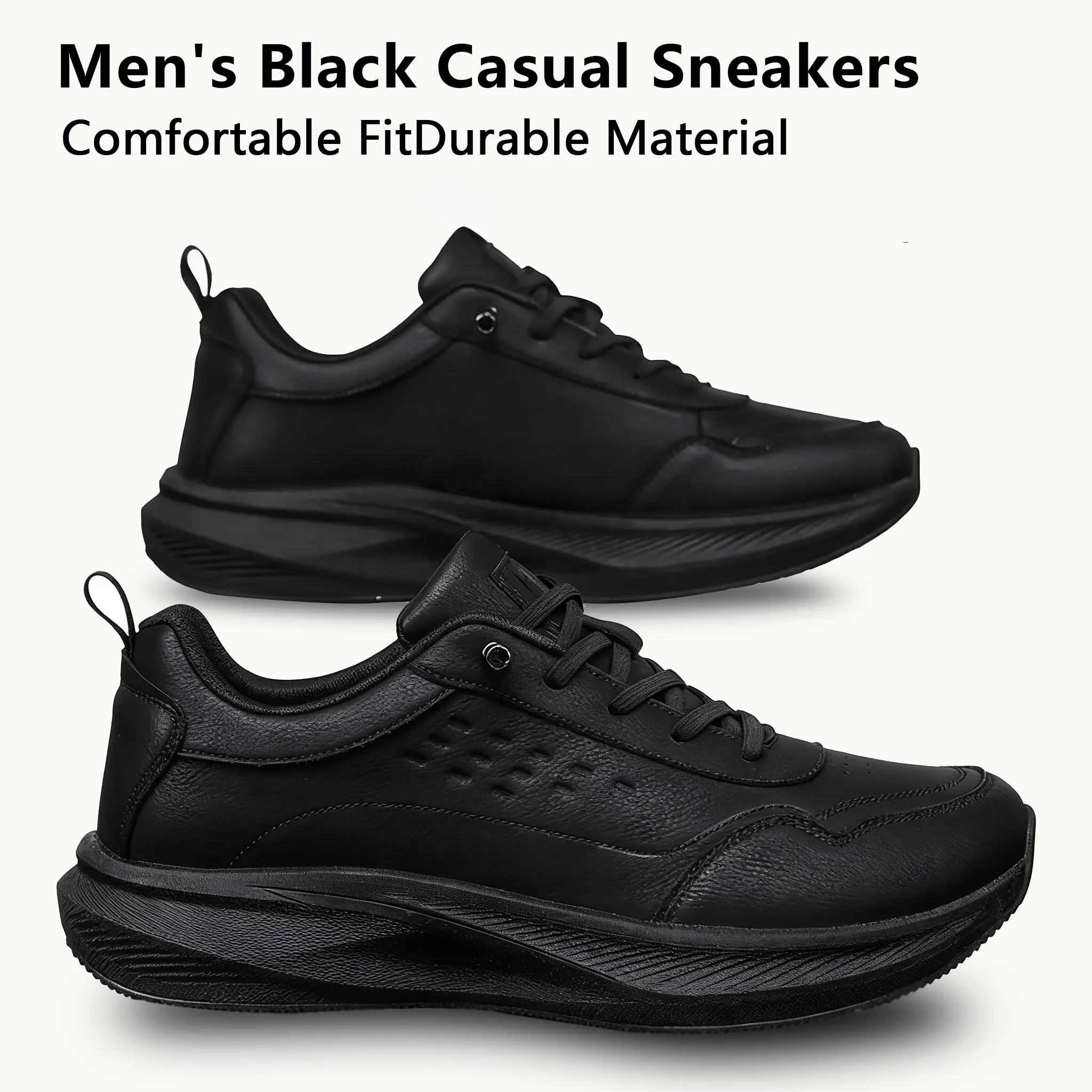 Unisex Running Shoes with Wide Toe Box, Hands-Free Slip-In Design, Stain-Resistant & Lightweight Casual Trainers with EVA Sole, Slip-On Laceless